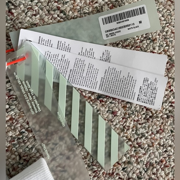 NWT Off-White Exclusive Mykonos White Hoodie - Picture 6 of 6